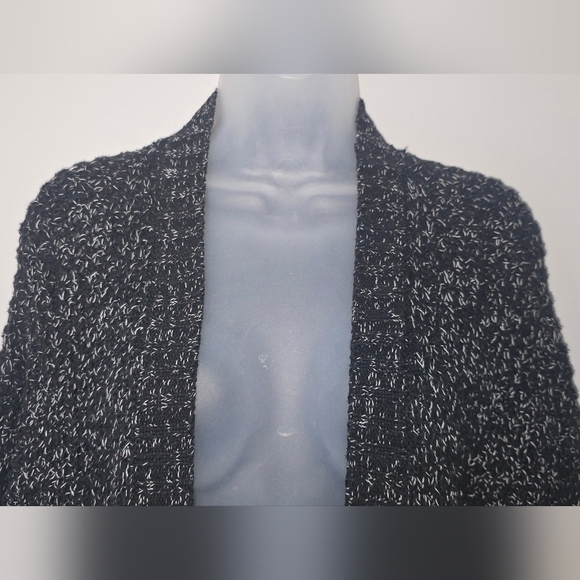 Express Knit Cardigan Sweater Black Womens Size Medium - Picture 6 of 10